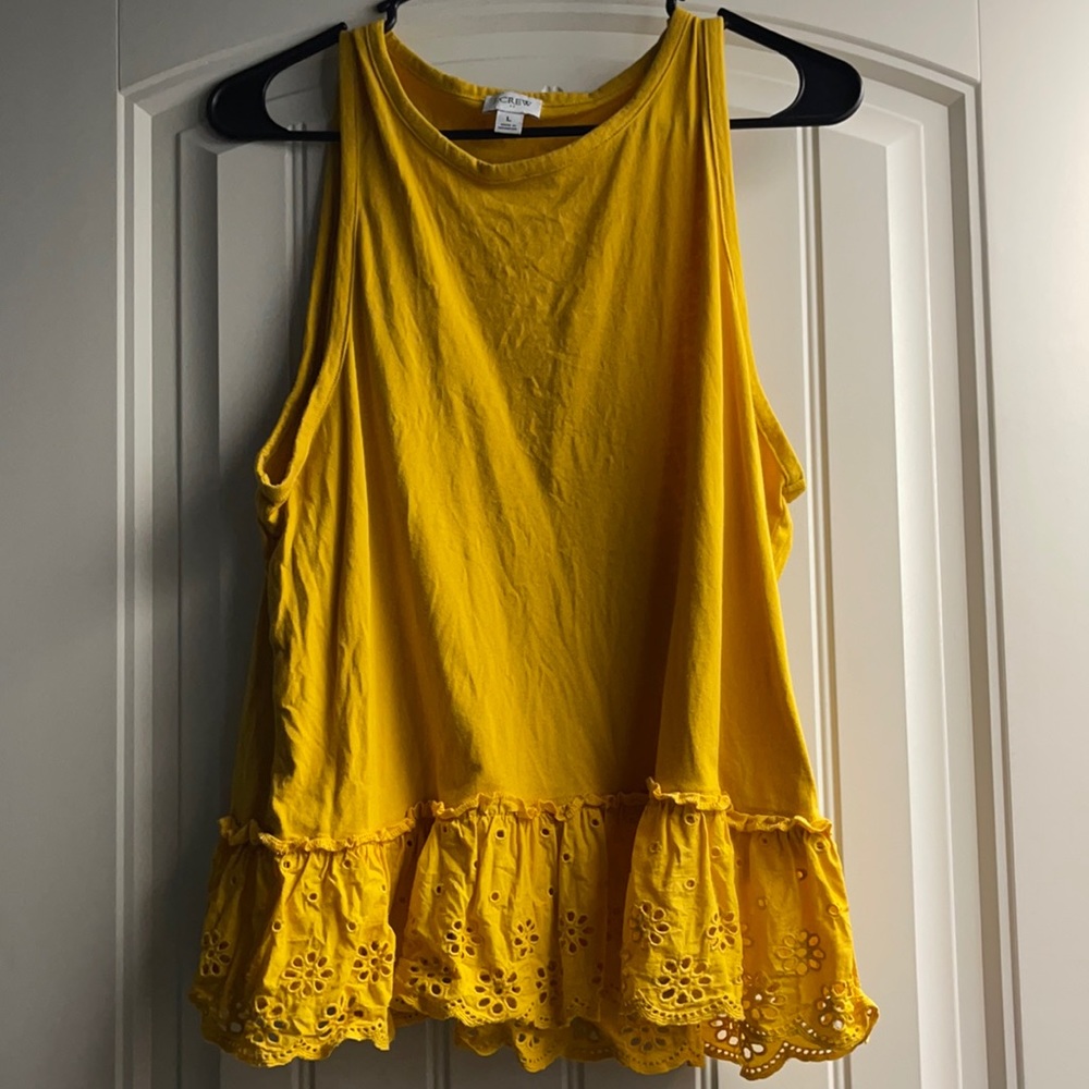 J.Crew Peplum Tank Top